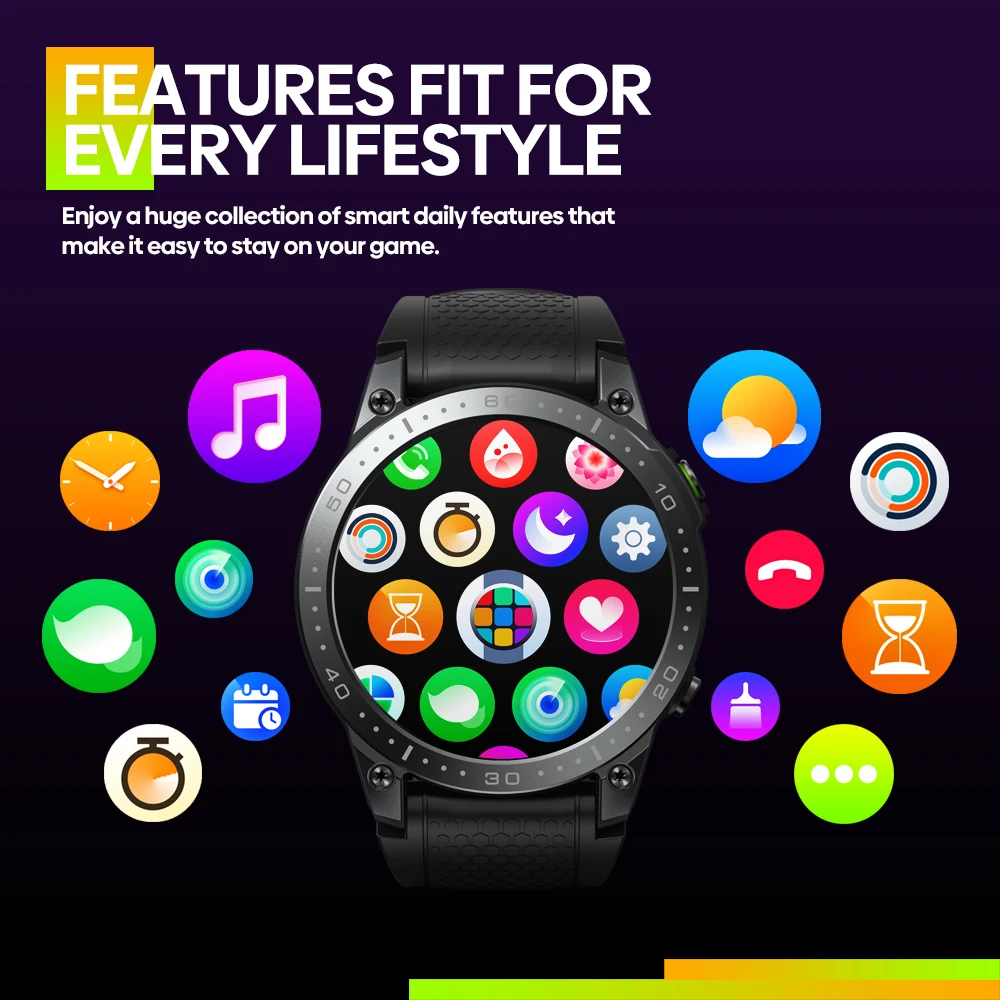 Zeblaze Ares 3 Pro Smart Watch Ultra HD AMOLED Display Voice Calling Function 100+ Sports Modes 24H Health Monitor Smartwatch - Image 5