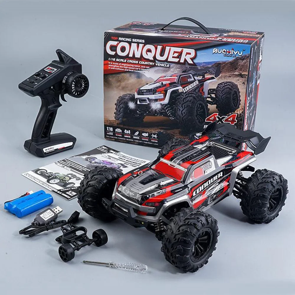 2024 New 1:16 Scale Large RC Cars 50km/h High Speed RC Cars Toys for Boys Remote Control Car 2.4G 4WD Off Road Monster Truck - Image 6